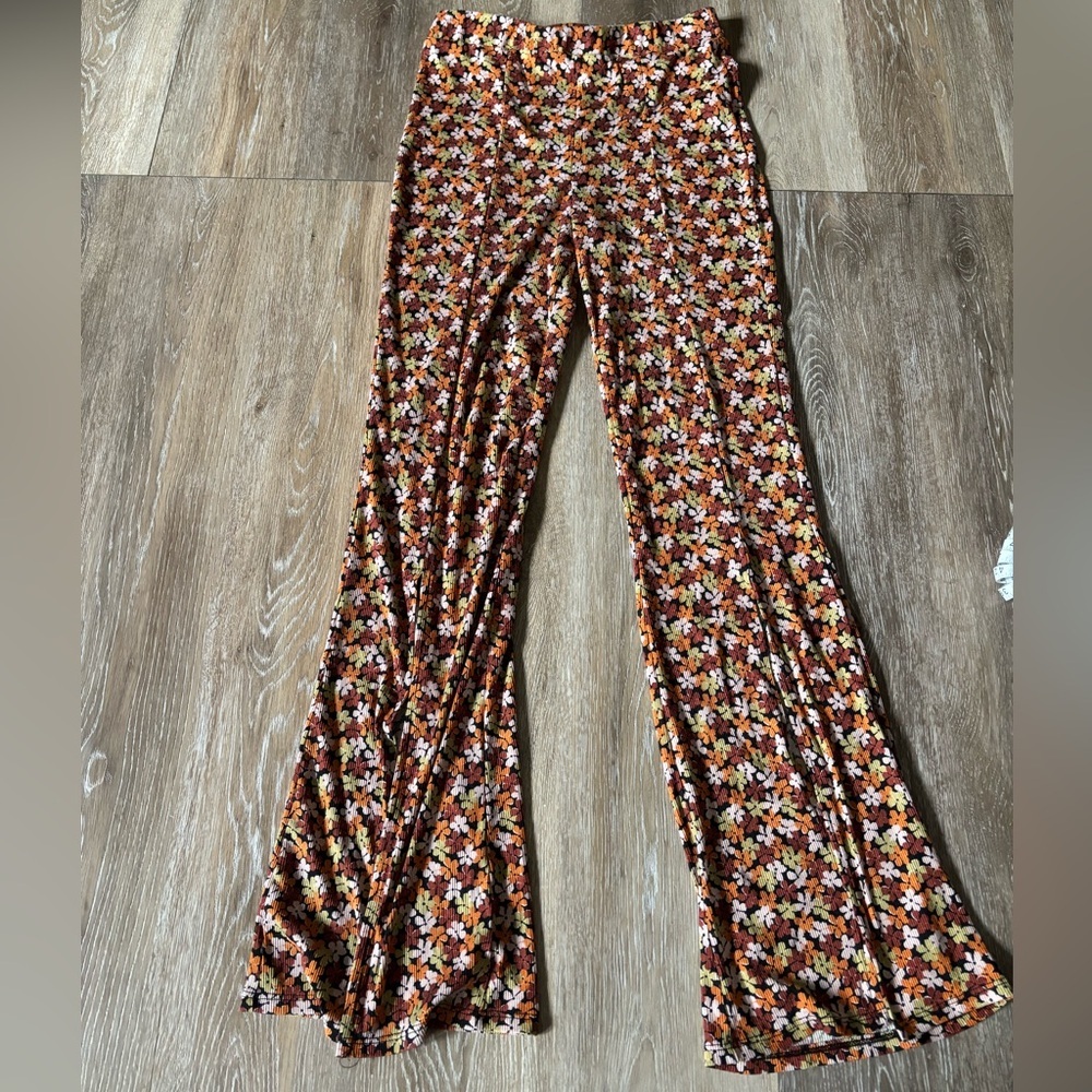 Le Lis floral wide leg pant